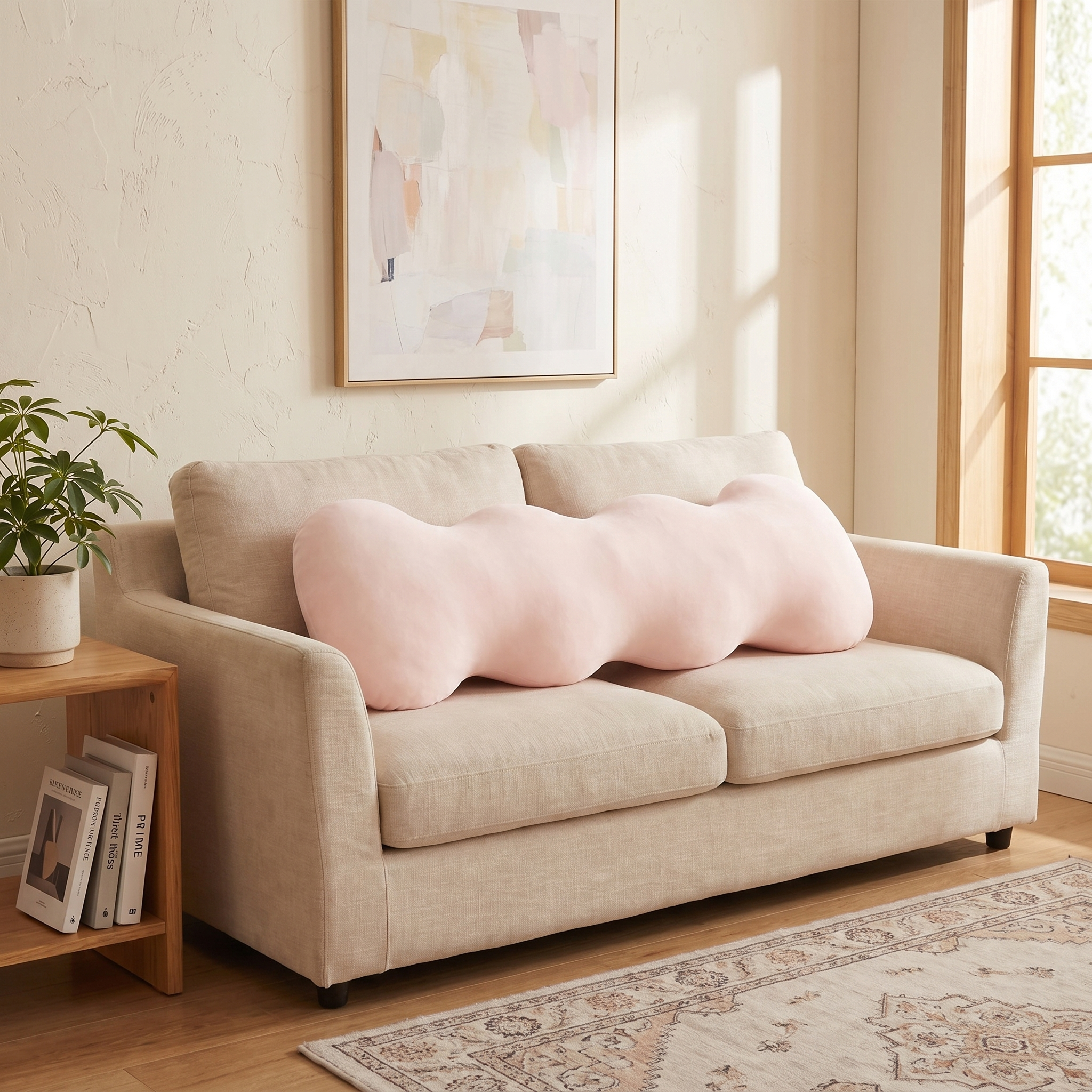 Ergonomic Wavy Cloud Cooling Body Pillow
