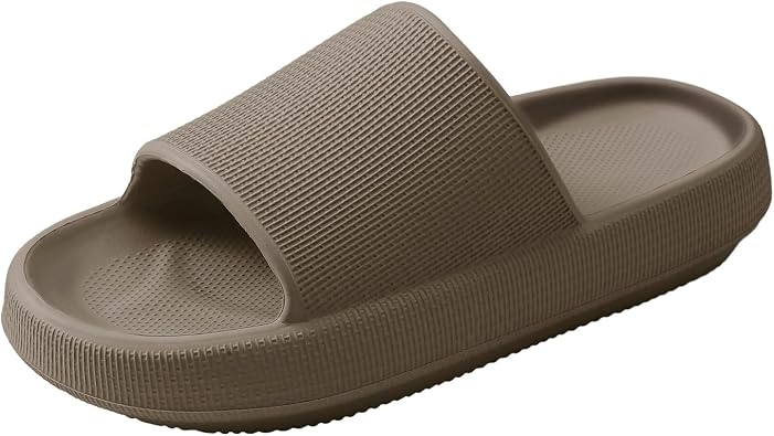 Slides for Women, Quick Dry Slides for Men, Arch Support Shower Shoes with Cushioned Sole